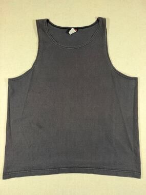 ProSpirit Tank Top Men’s Medium Faded Black 100% Cotton Sleeveless Y2K